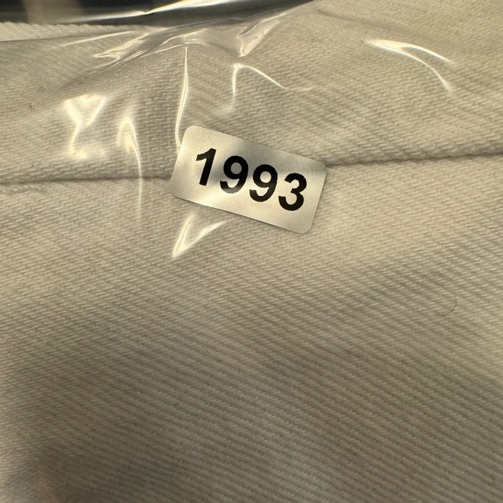 1993 | boohooMAN Distressed Ripped Straight Leg Jeans White Mens 32